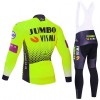 Tenue Maillot M/L + Collant à Bretelles 2019 Team Jumbo-Visma N002